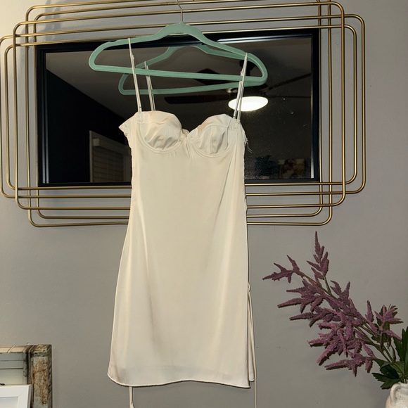 Oh Polly Dresses & Skirts - Oh Polly Cream Chemise Slip